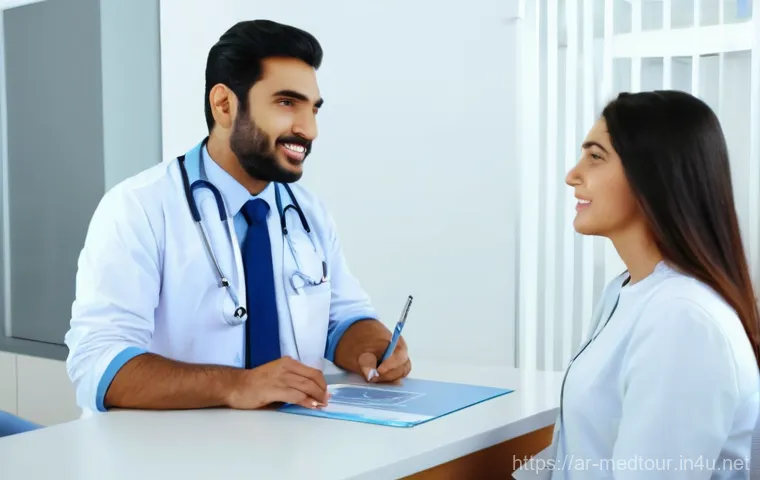 의료관광코디네이터 전문성이 중요한 이유 - **Prompt 1: Expert Medical Guidance and Trust**
    "A professional and empathetic Arab medical coor...